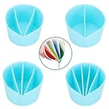 Acryl Gießbecher Farbe Gießen Split Cup Kunst Gießen Zubehör Farbe Zeichnen Werkzeuge Zeichnung Container Malerei Werkzeuge Malerei Flüssigkeit Gießen Zubehör (KIT)
