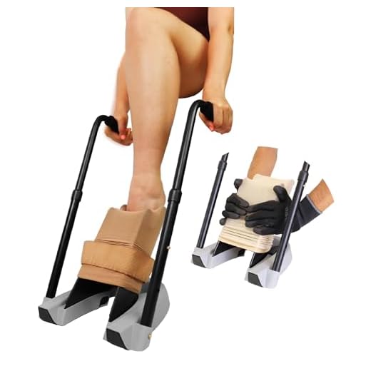 KMINA - Compression Stocking and Sock Aids (Improved Version with Gloves), Applicator for Men and Women, Dressing The Elderly