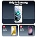 Privacy Screen Protector for Samsung Galaxy S21, Anti-Spy Tempered Glass Film, Dark Private Black Protection, [Anti-Scratch][9H Hardness][2.5D Curved Edges]- 3 Pack