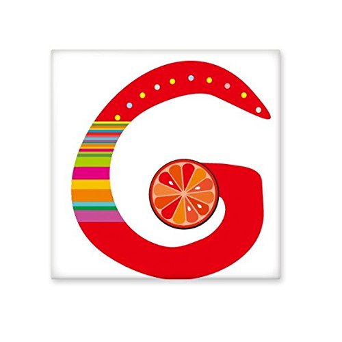 Carreaux cuisine et salle de bains motif orange mignon lettre G