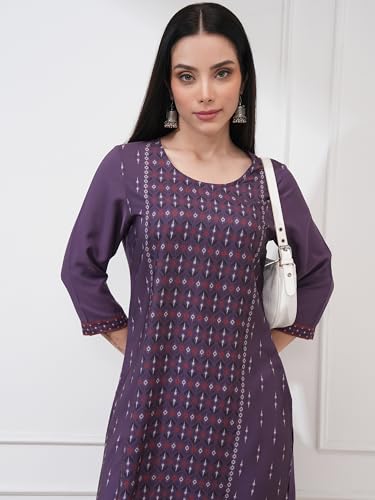 Image of Vishudh Women's Kurta | Regular Fit | Trendy Ethnic Top for Everyday Comfort