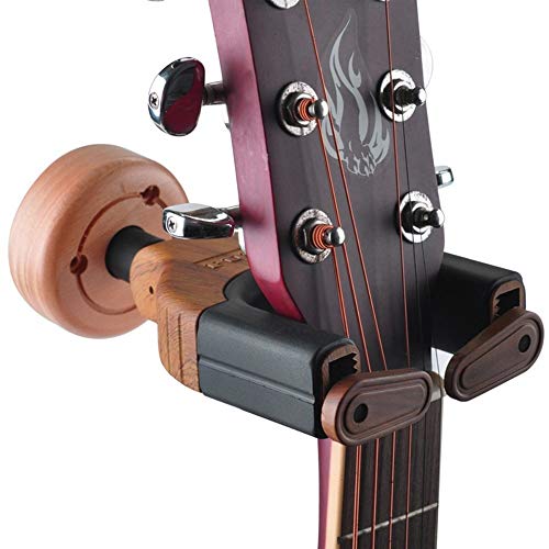 QianHaoQJu 2pcs Cintres de guitare Crochet Titulaire Bois Caoutchouc En Caoutchouc Cintrage Stand Stand Fit for Guitars… - Les Beatles, Paul McCartney, John Lennon, RIngo Starr, George Harrison QianHaoQJu 2pcs Cintres de guitare Crochet Titulaire Bois Caoutchouc En Caoutchouc Cintrage Stand Stand Fit for Guitars… – Image 4