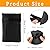 4 Pack Outdoor Faucet Covers for Winter Freeze Protection,5.5 x 7.9 Inch Reusable Waterproof Hose Bib Cover,Thickened Anti-Freeze Faucet Socks for Outdoor Garden,Black