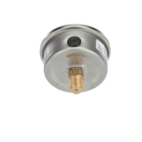 Image of Winters 2-1 /2 inch Dial Size, Liquid Filled Industrial Pressure Gauge, Brass Internals, 304 Stainless Steel Case, Dual Scale 0-100 psi /kPa, 1.5% Acc, 1 /4 inch NPT Back Mount, Glycerin Filled Pressure Gauge