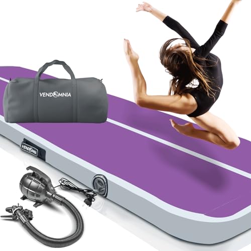 AIR Tracking TRACK Matte - aufblasbar, Tumbling Matte 10 cm - 20 cm hoch, mit elektrischer Pumpe, Farbwahl, Größe: 1 2 3 4 m Tumblingmatte, Gymnastikmatte, Turnmatte, Trainingsmatte, Fitnessmatte