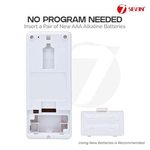 Image of 7SEVEN Compatible AC Remote with Mitsubishi Electric Air Conditioner and Suitable for Split and Window AC, Exactly Match Each Key of Remote with RU18a Original remotes Control