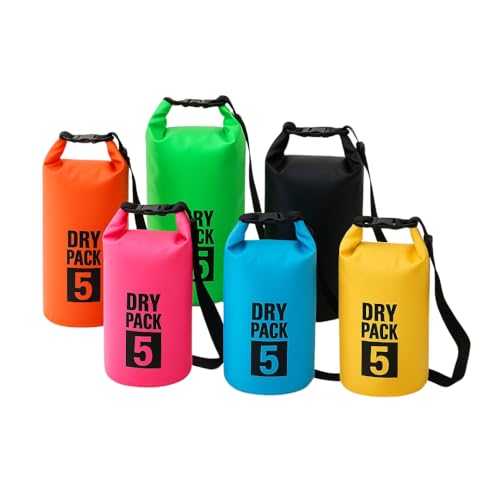 Bolsa Impermeável, Saco Mochila Estanque À Prova D'Água Multiuso, Flutuante Praia, Pesca, Trilha, Mergulho, Camping, Cachoeira, Chuva - NR SHOP (5 Litros)