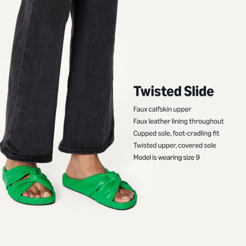 Image of Amazon Essentials Women's Twist Slide Sandal, Slip On, Summer
