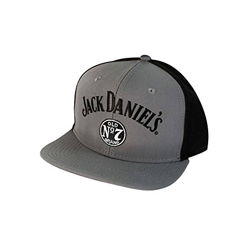 Jack Daniel's Gray & Black Flat Bill Adjustable Hat