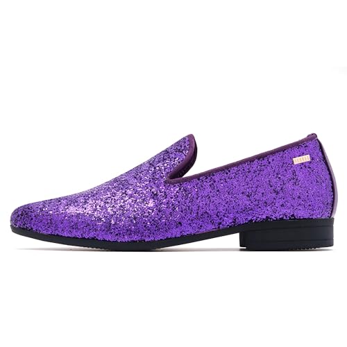 Image of UUBARIS Mens Dress Loafers Tuxedo Suit Slip on Shoes