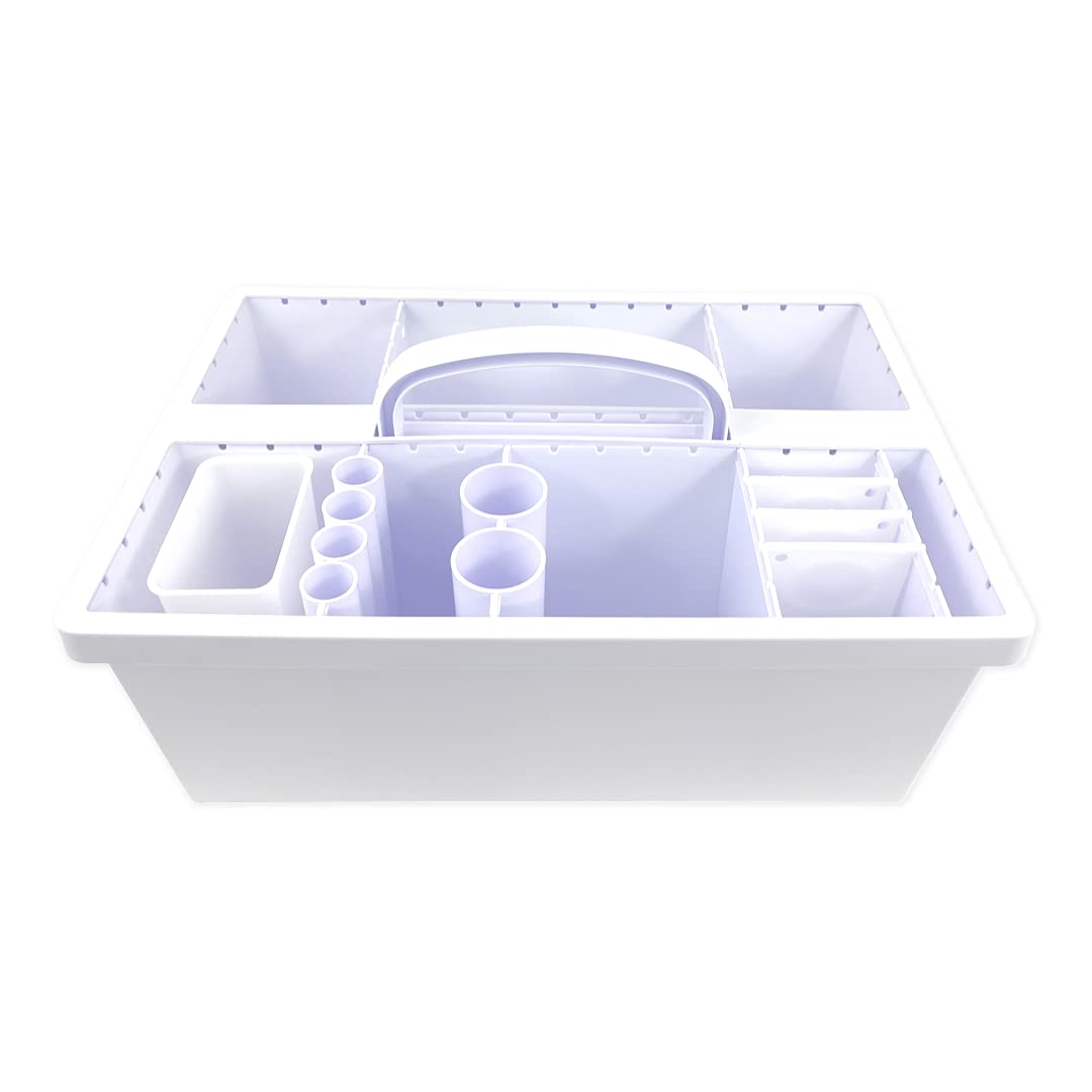KOOTOO CUSTOMIZABLE ORGANIZER CONTAINER, with UNIQUE DIVIDERS that can be arranged to fit the space 