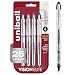 uni-ball Vision Elite Rollerball Pens, Bold Point (0.8mm), Assorted Colors, 4 Count