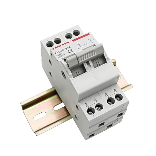 Interrupteur d'isolation de qualité supérieure MTS 2P 63A double puissance rail DIN