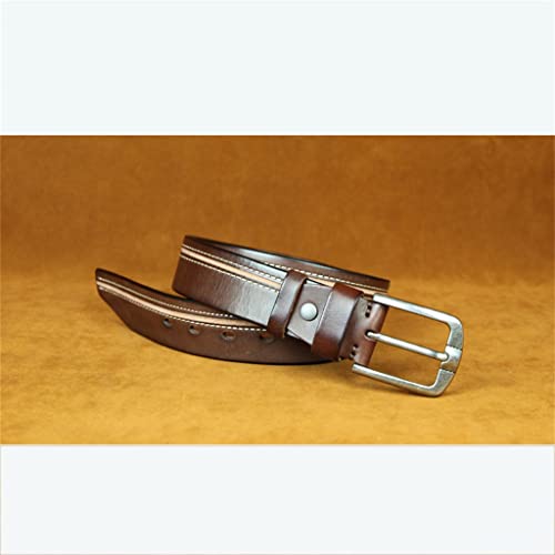 Men's business casual leather belt top layer cowhide pants belt cowhide4