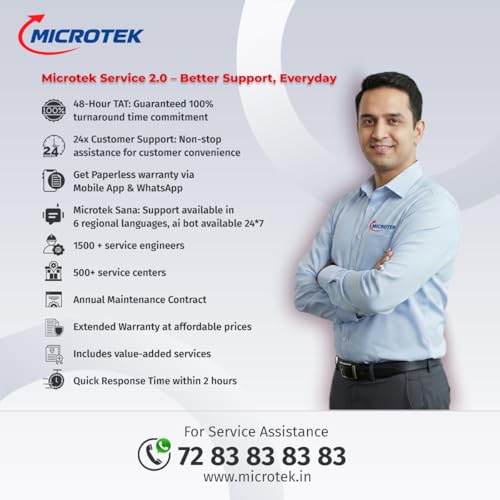 Image of Microtek I Lithium 1500 SW 1100VA /925W Lithium Inverter with 1280Wh 12.8V Li-Ion Battery, More Than 12-Year Life, 5-Year Onsite Warranty for Home, Office & Shop