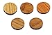 MAGNALA Eco Aimants, Lot de 5 aimants de réfrigérateur en néodyme puissants, aimants en Bois décoratifs pour Tableau d'affichage pour Cuisine, Bureau, école, idée Cadeau écologique (Rond de 25 mm)