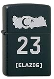 Türkei Flagge Elazig Feuerzeug mit Namen Gravur Benzinfeuerzeug