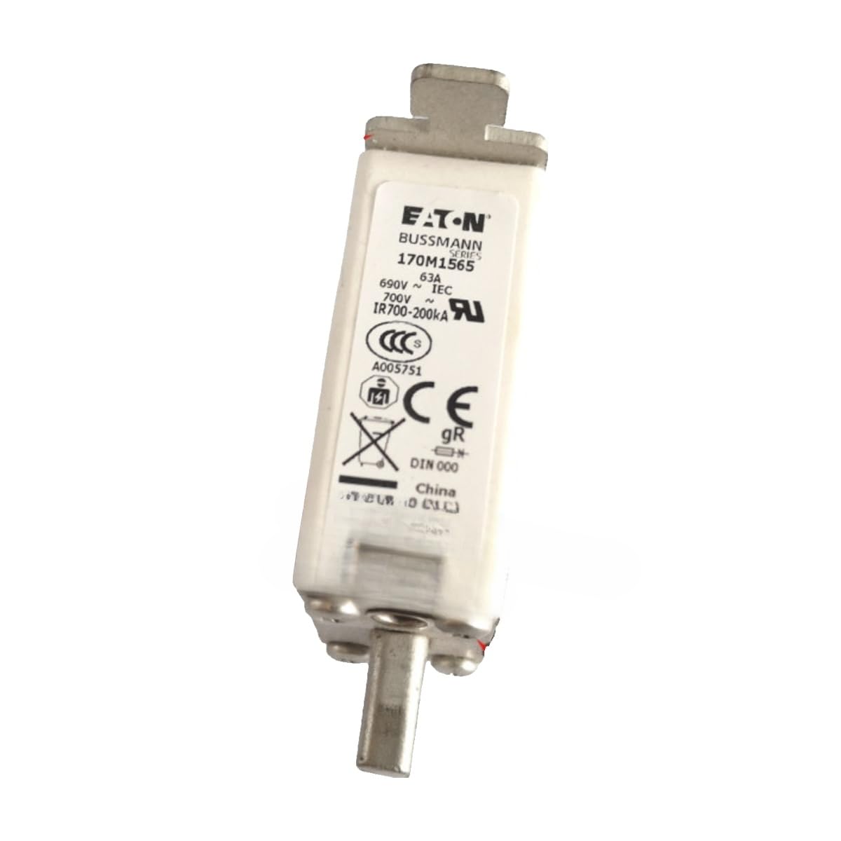 Fusible 170M1566D pour armoire électrique de réseau industriel