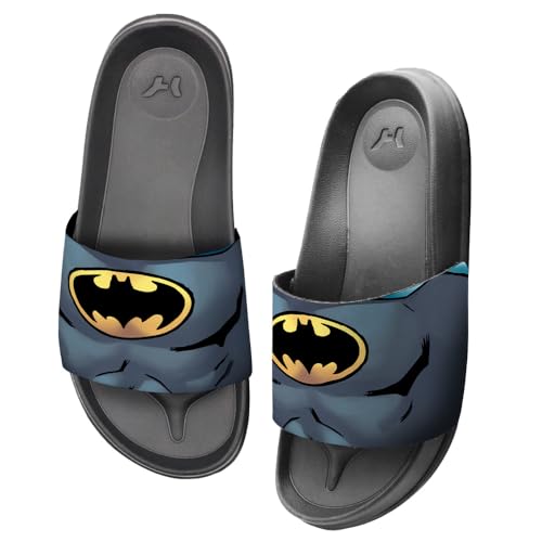 Batman Costume Unisex Adult Slides Adjustable Flip Flop Sandals Officially Licensed Hypd Slydr Switch™3