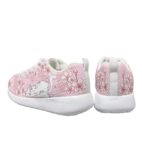 Children's Animals Sneaker Lightweight Cozy Anti-Slip Hiking Shoes for Big Kids Athletic Breathable Lace-Up Walking Sneaker for Litter Kids US 11-53