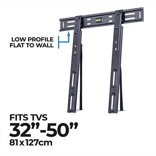 Amazon Basics Performance Range 32-70" Flat to Wall Low Profile TV Mount