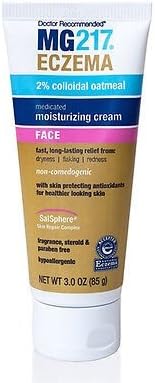 MG217 Eczema Medicated Moisturizing Cream for Face (3 Pack)