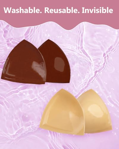 Image of D+ Cups Double-sided Sticky Inserts Lightly Padded Bras for Large Breast