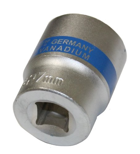 AERZETIX Steckschlüssel, 10 Mm Sechskant, 130 Mm Lang – Aus Cr-V-Stahl, Silber