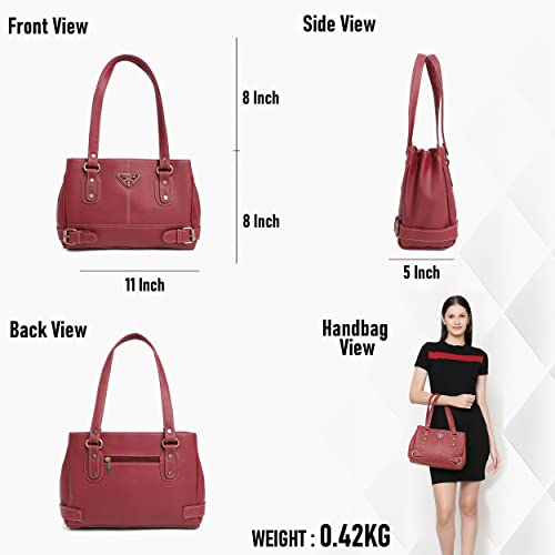 Image of Fostelo Women's Nightingale Satchel Tote Handbag for Women | Ladies Purse | Stylish Shoulder Bag | Gift For Women