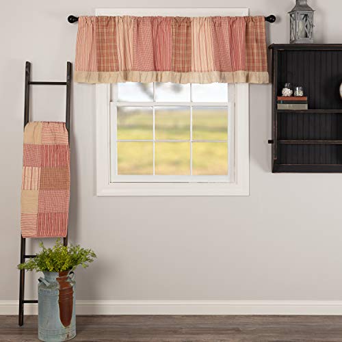 VHC Brands Sawyer Mill Farmhouse Curtains Valance with Lining for