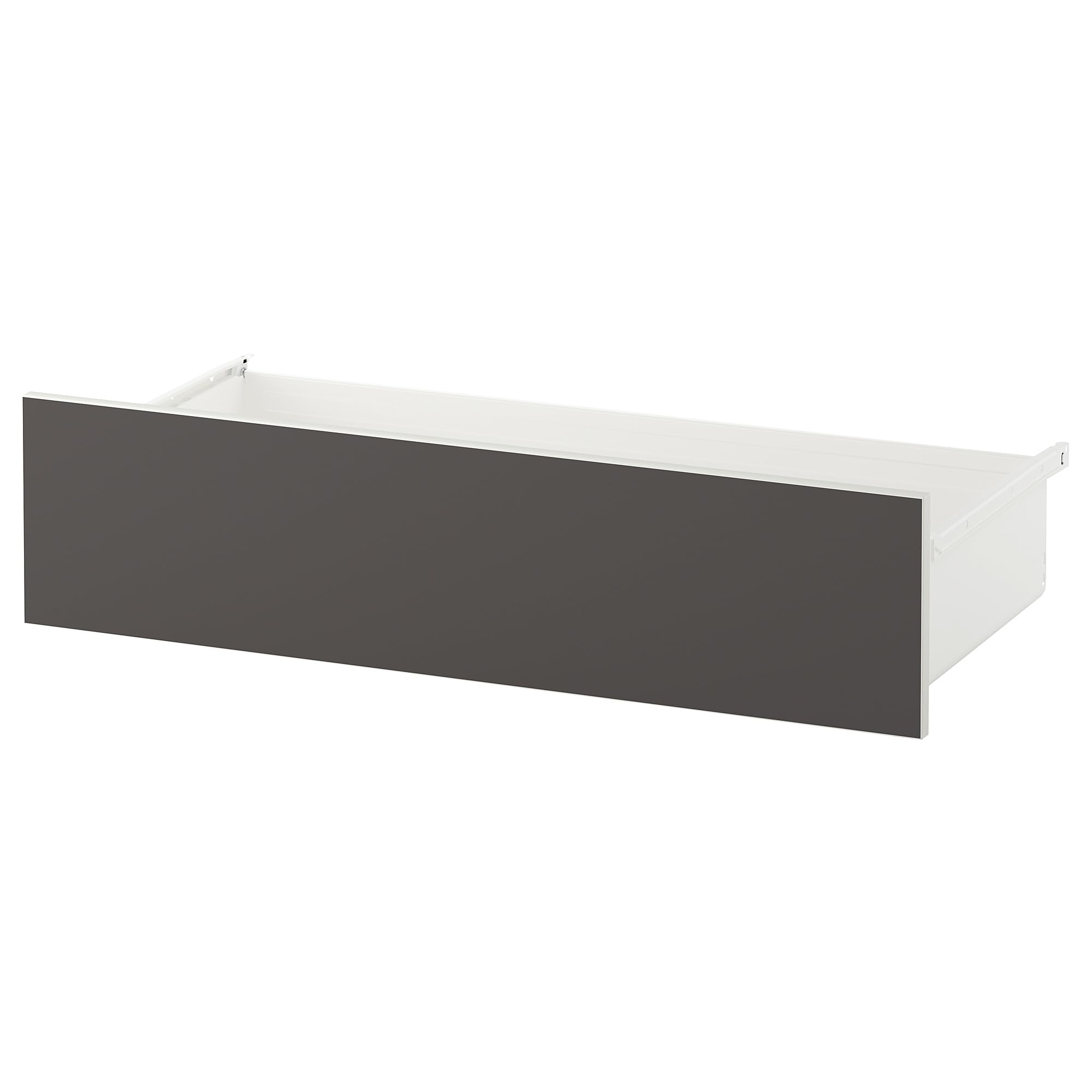 Tiroir SKATVAL 80x42x20 cm blanc pour optimiser un meuble trop profond
