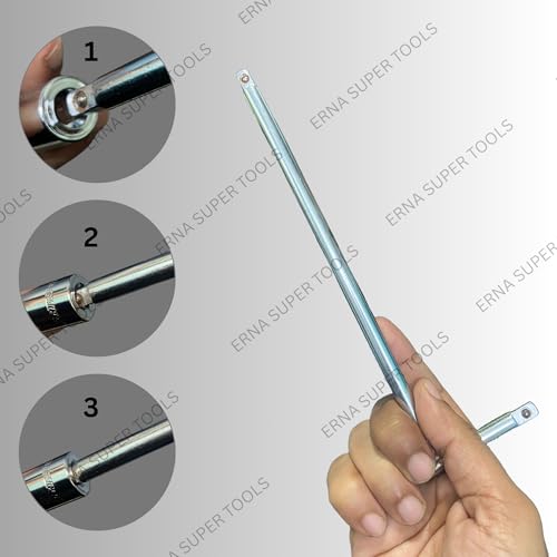Image of T shaped handle 8 inch with 1 /4 drive 8mm, 9mm, 10mm, 11mm and 12mm hex socket, (wrench spanner set)