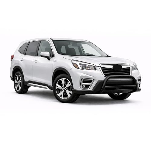 Image of Black Horse Bull Bar A BAR No Skid Plate Black Compatible with 2020-2024 Subaru Forester-CBB-SU0202