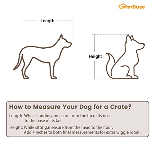 Dog Crate Furniture With Cushion, Wooden Dog Kennel With Storage Drawer, Pet Crate End Table For Small Medium Dogs (Black) #TOP7