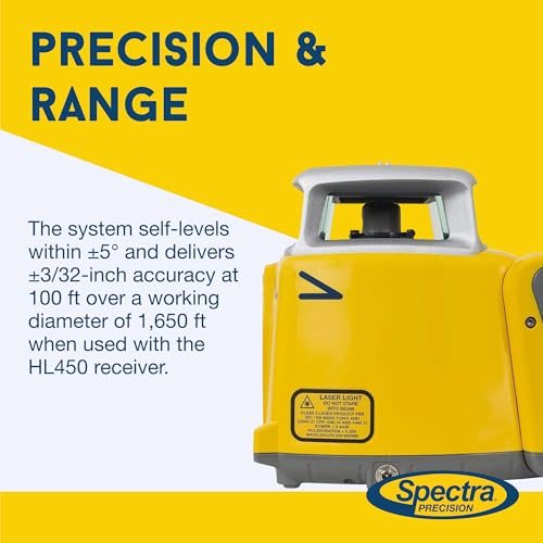 Spectra Precision LL300N-1 Rotary Laser Level Kit inc Tripod & Rod Alkaline by Spectra Precision - Used condition - Image 3