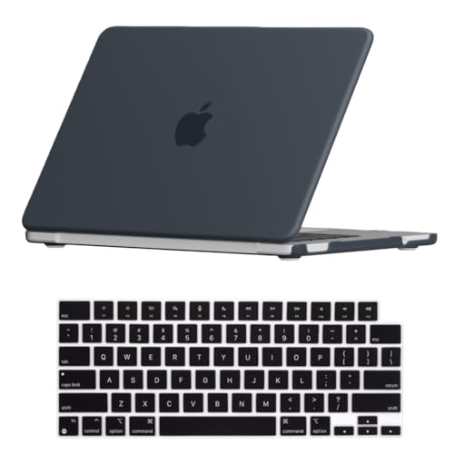 Se7enline Compatible with MacBook Neo Case 13 inch 2026 Model A3404, Hard Shell & Washable Keyboard Cover, Anti-Scratch Anti-Drop Slim Fit Protective Case for Daily Use Travel,Frost Black