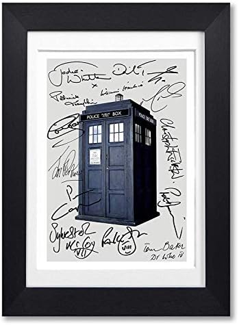 Dr Who Cast All Doctors Signed Autograph A4 Poster Photo Print TV Show Series Season Framed DVD Boxset Memorabilia Gift (POSTER ONLY)