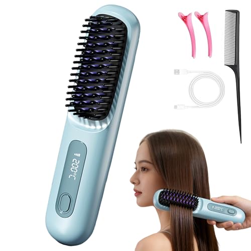 Go Brush Pro Mini Cepillo Alisador Para Cabello Corto miniatura 1