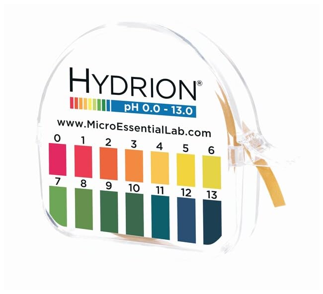 Micro Essential Hydrion JR0090 Wide Range Jumbo pH Test Paper Refill for Dispenser, 600