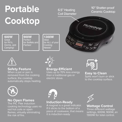 Induction Cooktop Double Burner Portable