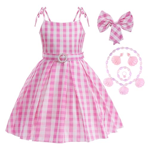 JANGZIIA Deguisement Robe Barbie Fille D...