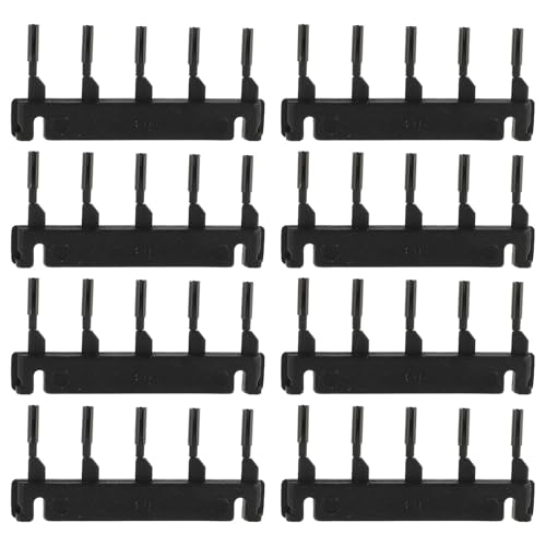 40 Pinces à Cheveux sans Trace Noires en Plastique pour Fixation d'Extensions et Perruques