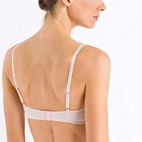 HANRO Women's Cotton Lace T-Shirt Spacer Bra2