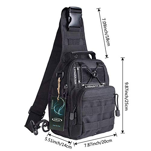 G4Free Outdoor Tactical Backpack With Fishing Tackle Backpack Cross Body Bag #TOP2