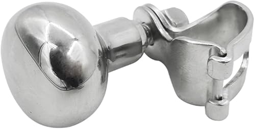 Miniatura 6 de ISURE MARINE Perilla de volante de barco de acero inoxidable 316, diámetro del pomo de maniobra del volante. de 58 '' a 1 ''
