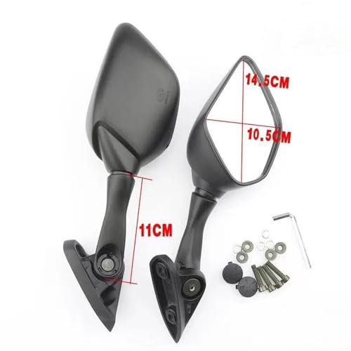 Espejo retrovisor ajustable para Xmax 300 y YZF R3 2017 negro 4