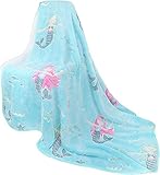 Tamaño de la manta brillante: 60in x 50in (127cm x 152cm). Uso adecuado para niños, cama, sofá o gran idea de regalo. También es fácil de llevar al aire libre. Lavar a máquina en un ciclo suave con agua fría. No blanquear Simplemente seque al sol o en una secadora a baja temperatura, no planche.