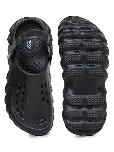 Image of Men's Classic Casual Clogs /Sandals with Adjustable Back Strap for Adult | Comfortable & Light Weight | Stylish & Anti-Skid | Waterproof & Daily Mules for Gents & Boys