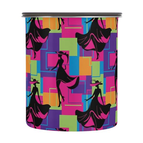 Contenedor de café hermético acero inoxidable 900ml