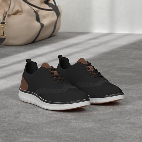 Image of SVNKE Men's Fashion Dress Shoes Casual Oxfords Sneakers Business Breeze Tennis Comfortable Lightweight Walking